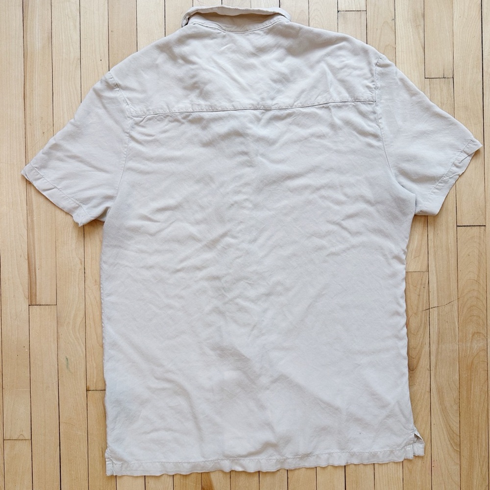 ASOS Design Cream Stone Button Down - Picture 5 of 6